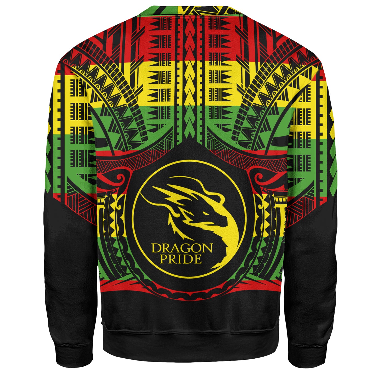 Hawaii Sweatshirt Honokaa High And Intermediate School Reggae Color Polynesian