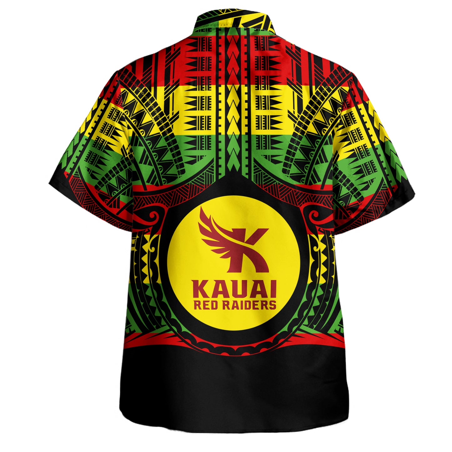Hawaii Hawaiian Shirt Kauai High School Reggae Color Polynesian