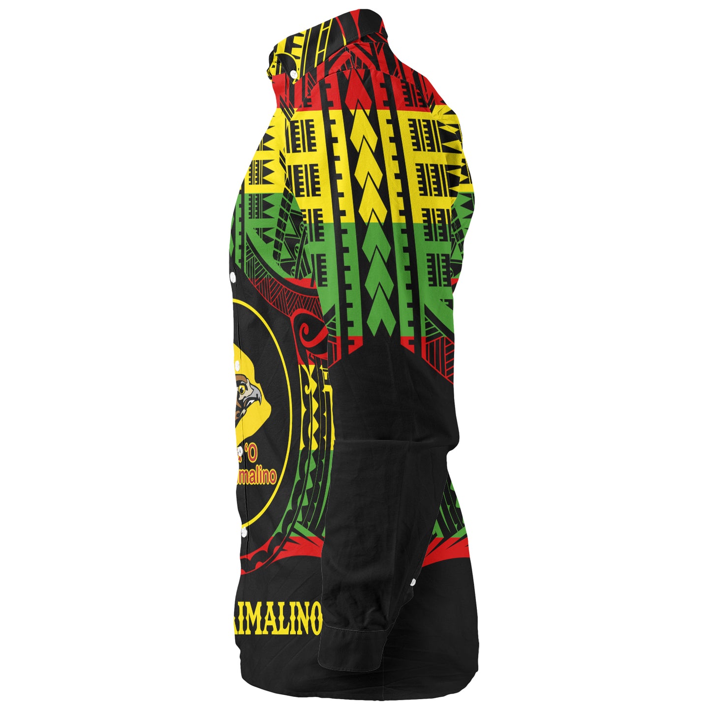 Hawaii Long Sleeve Shirt Ke Kula o Ehunuikaimalino Reggae Color Polynesian
