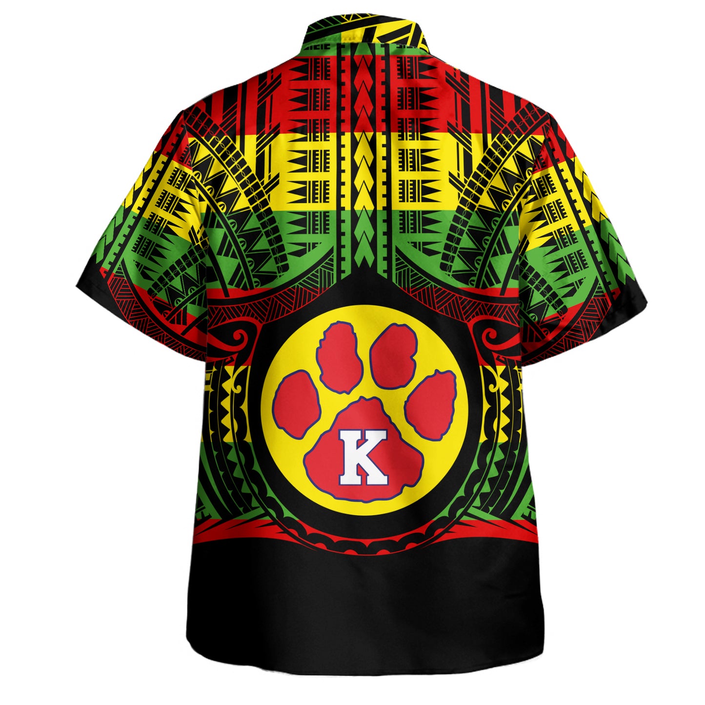 Hawaii Hawaiian Shirt Keaau High School Reggae Color Polynesian