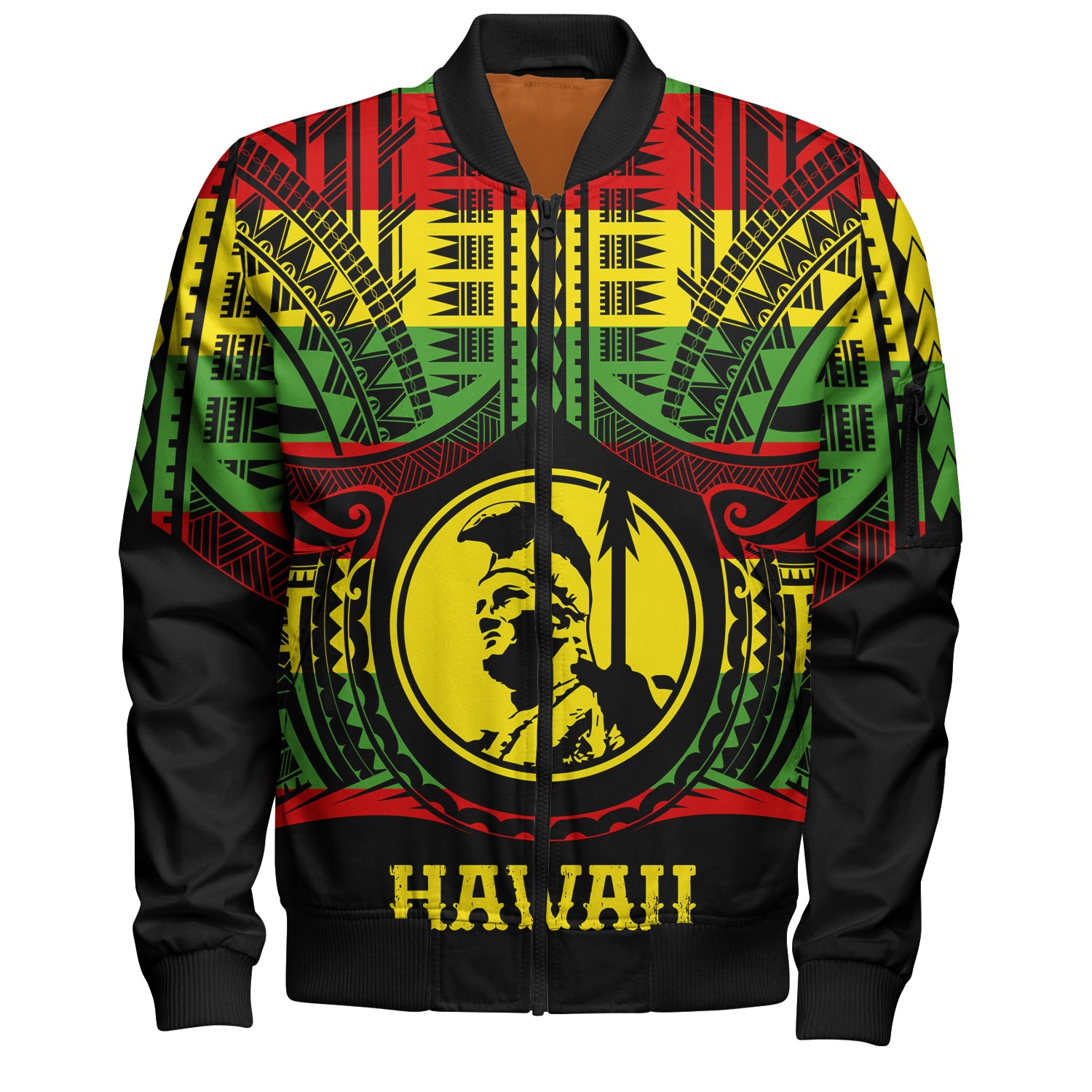 Hawaii Bomber Jacket King Kamekameha Hawaii