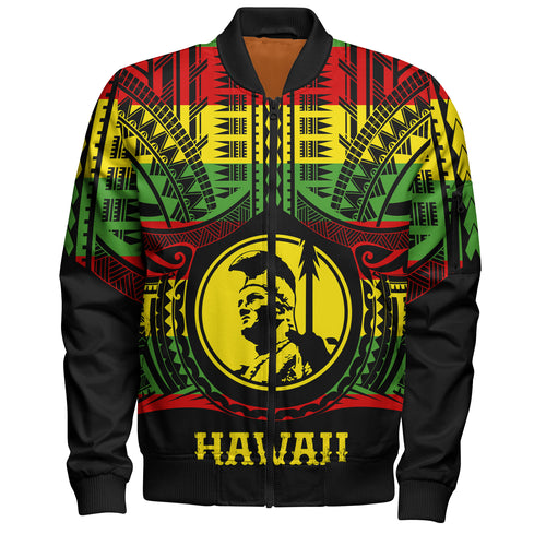 Hawaii Bomber Jacket King Kamekameha Hawaii