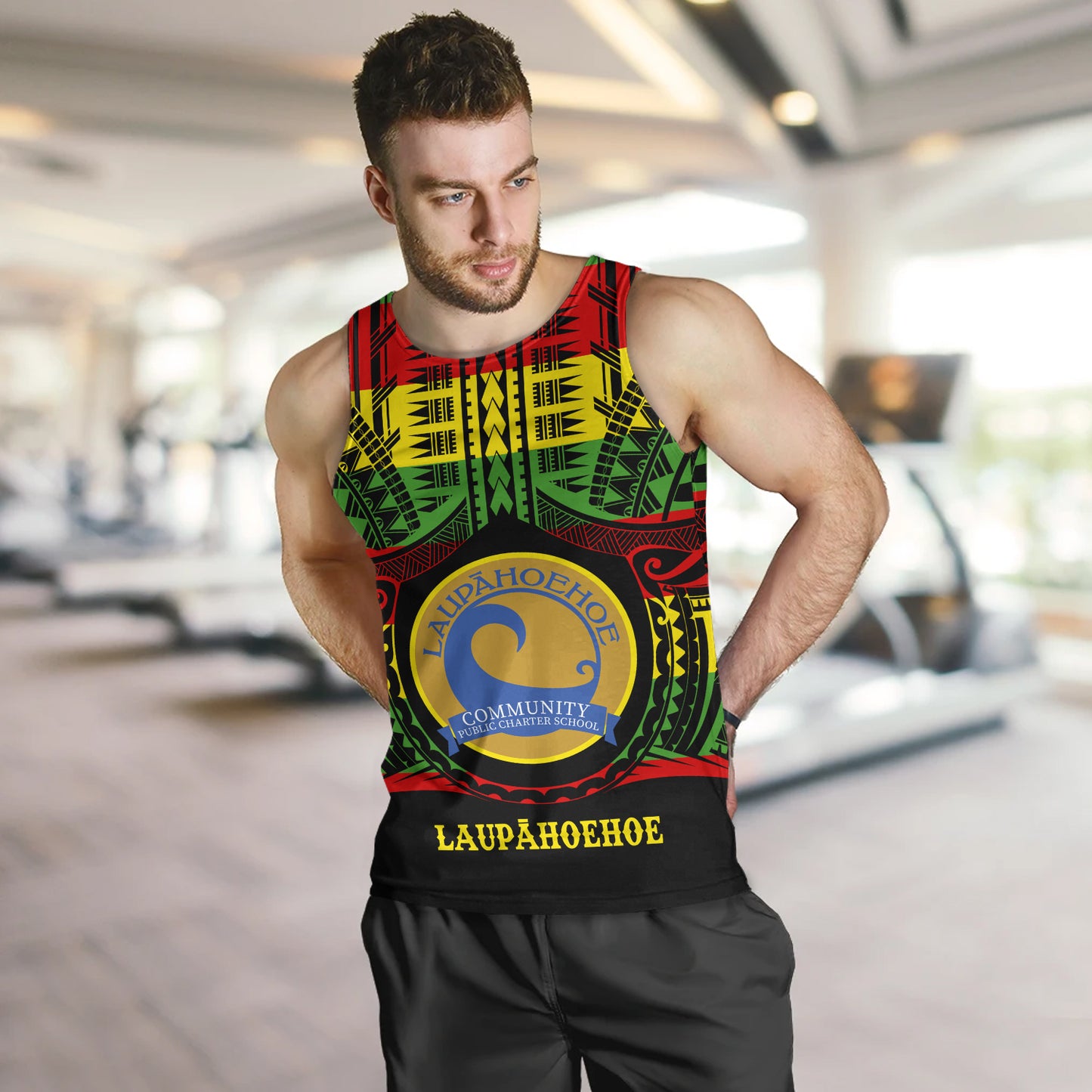Hawaii Tank Top Laupahoehoe Community Public Charter School Reggae Color Polynesian