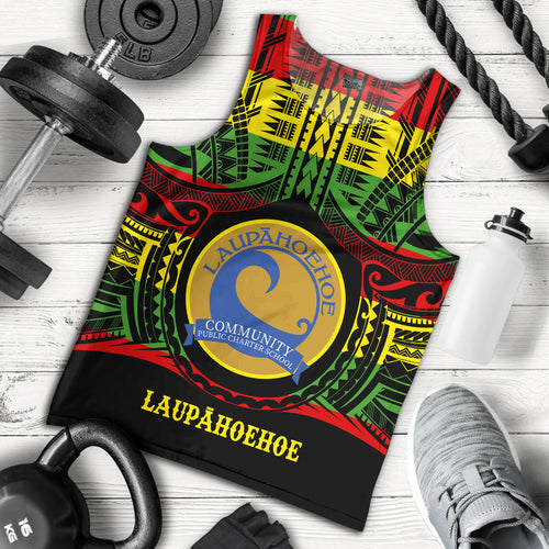 Hawaii Tank Top Laupahoehoe Community Public Charter School Reggae Color Polynesian