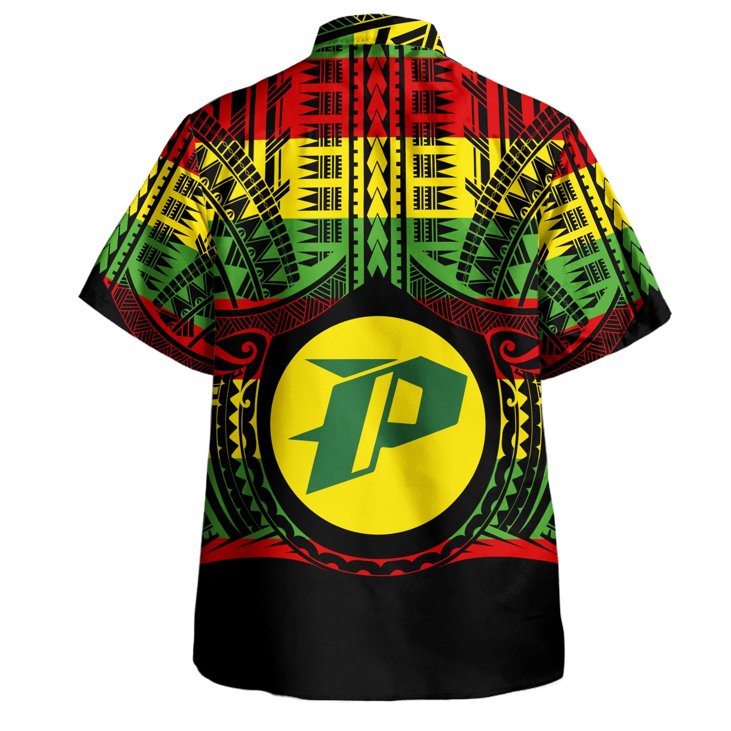 Hawaii Hawaiian Shirt PÄhoa High & Intermediate Shool Reggae Color Polynesian