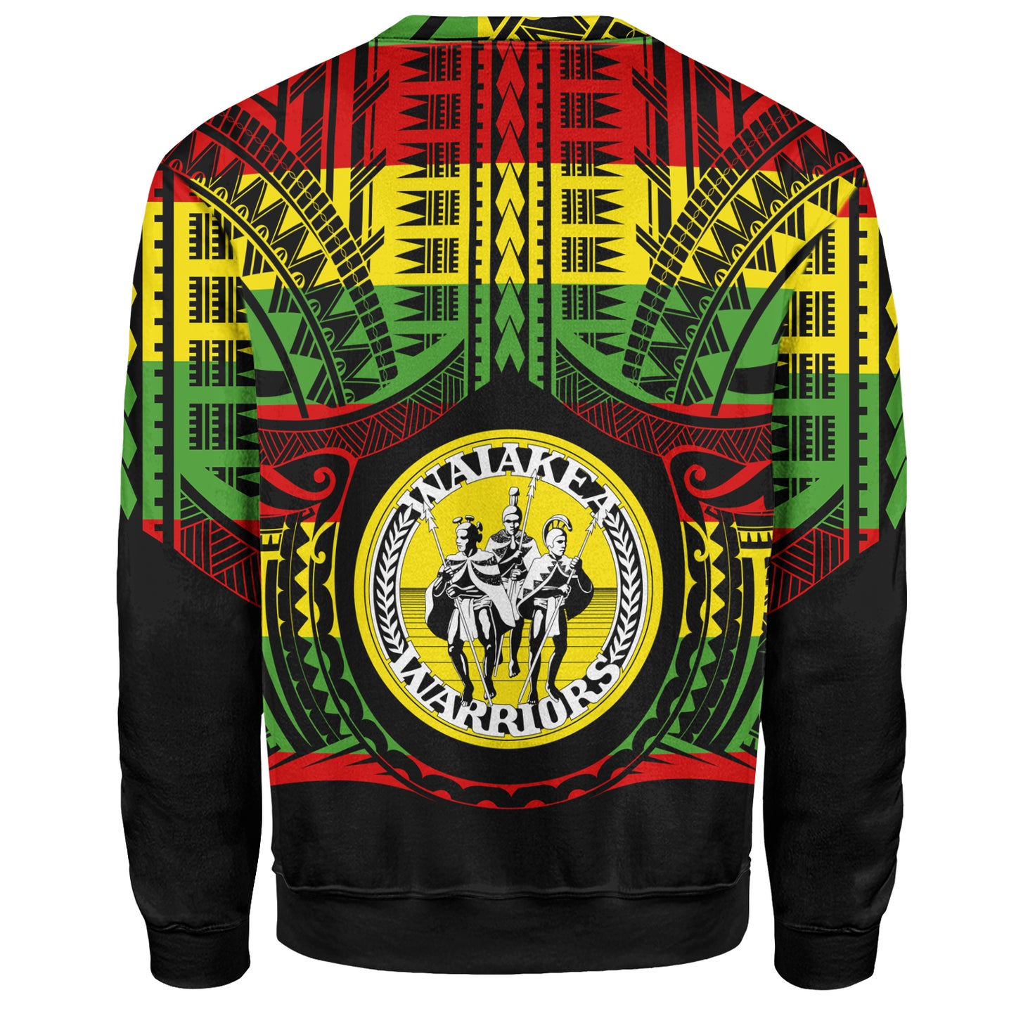 Hawaii Sweatshirt Waiakea High School Reggae Color Polynesian
