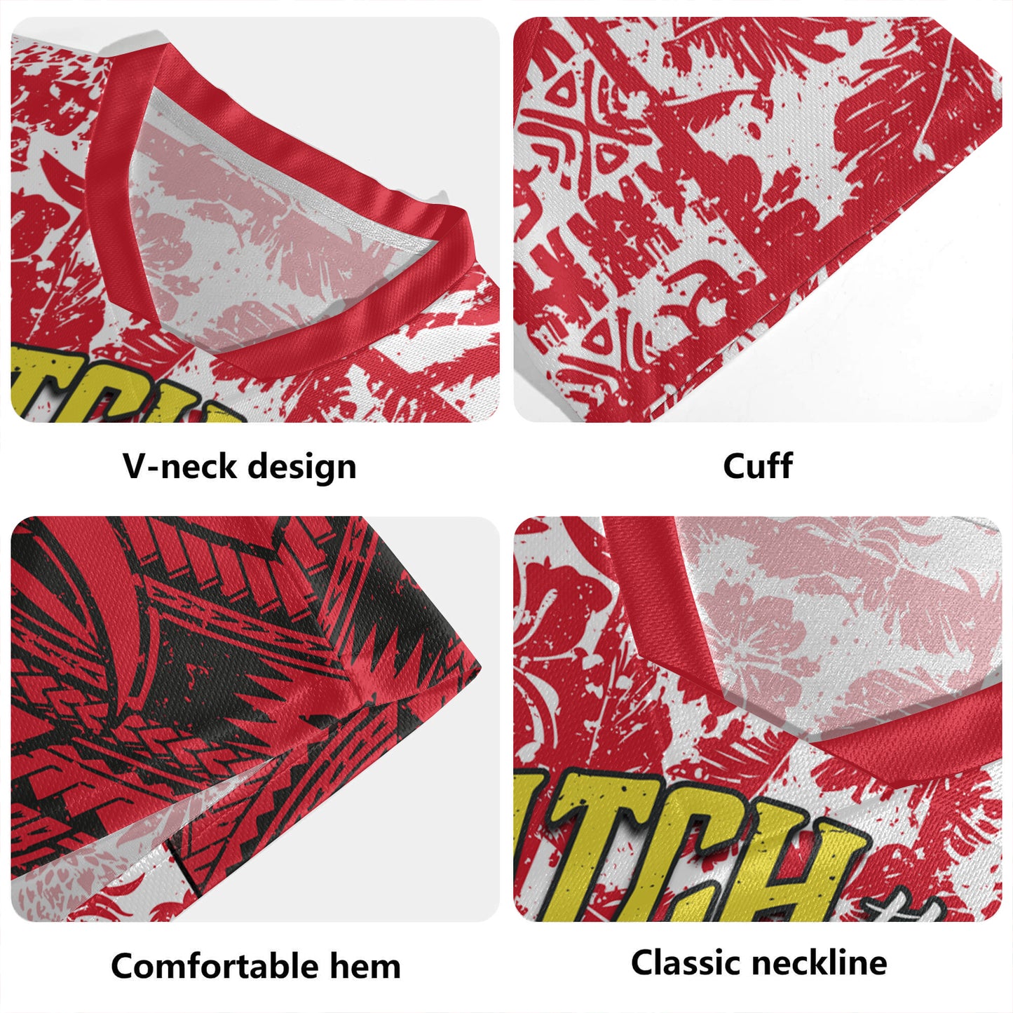 Hawaii Christmas Rugby Jersey Surfing Santa Polynesian Pattern Vintage Style