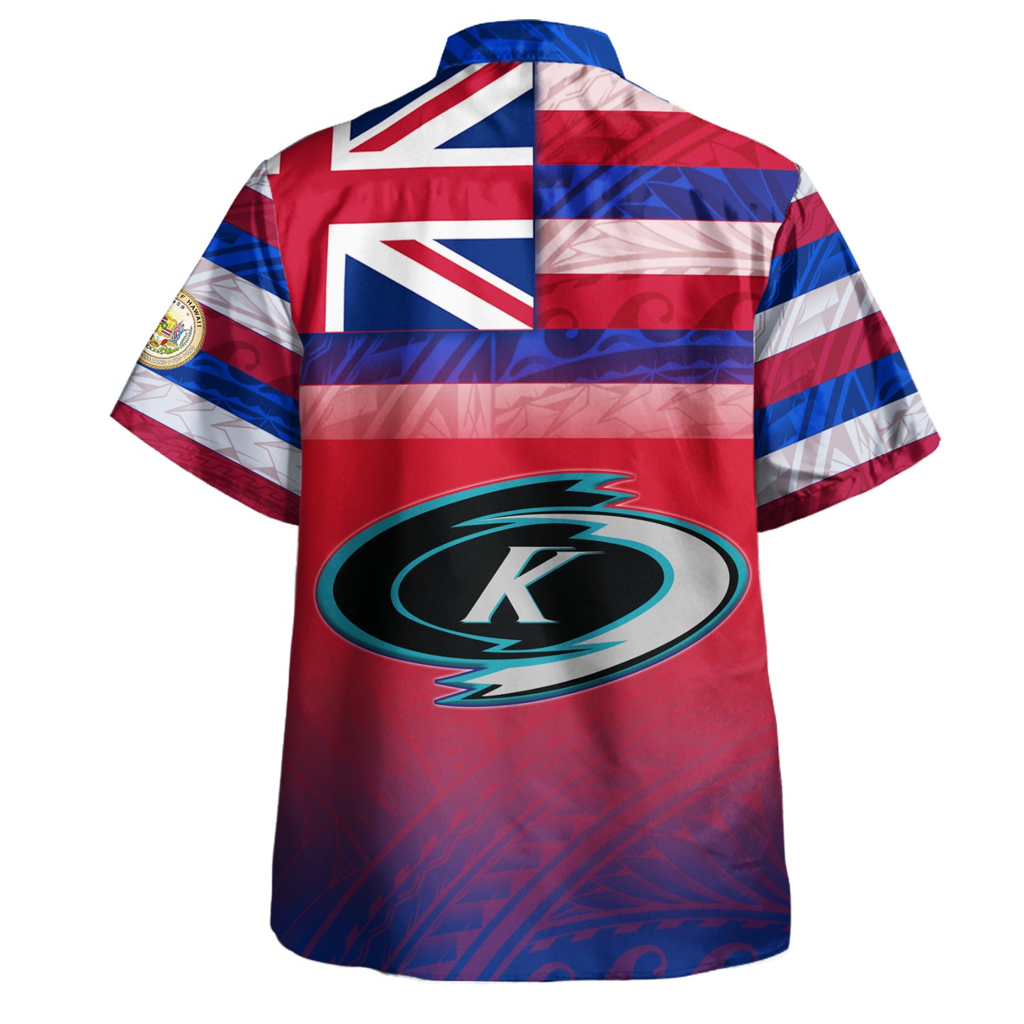 Hawaii Kapolei High School Hawaii Shirt Flag Color With Traditional Patterns