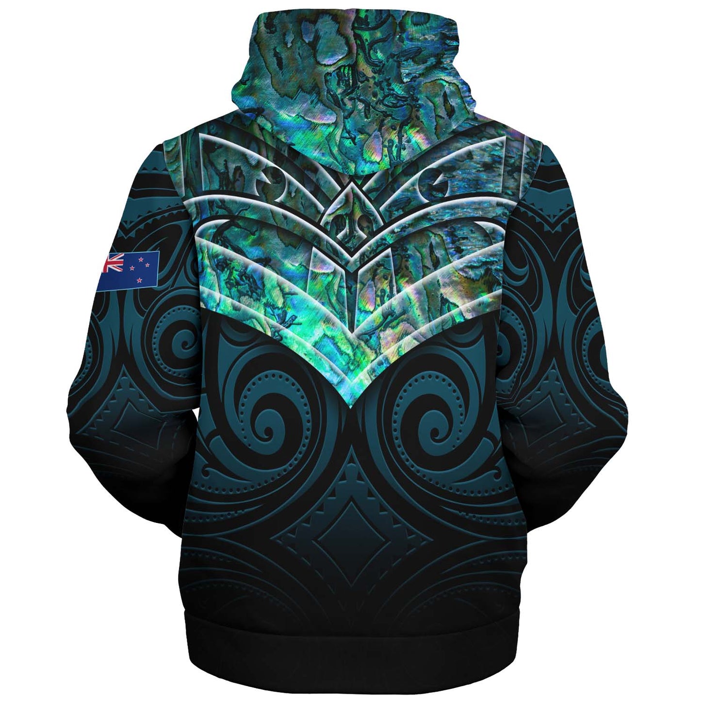 New Zealand Sherpa Hoodie NZ Warriors PÄua Style