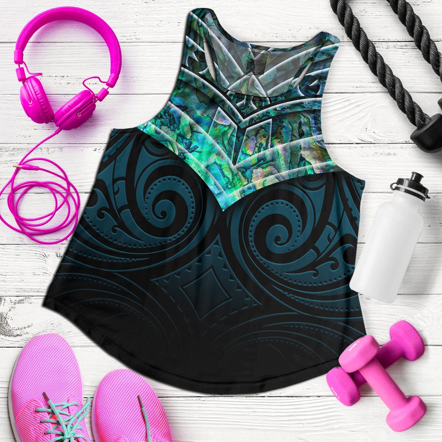 New Zealand Women Tank NZ Warriors PÄua Style