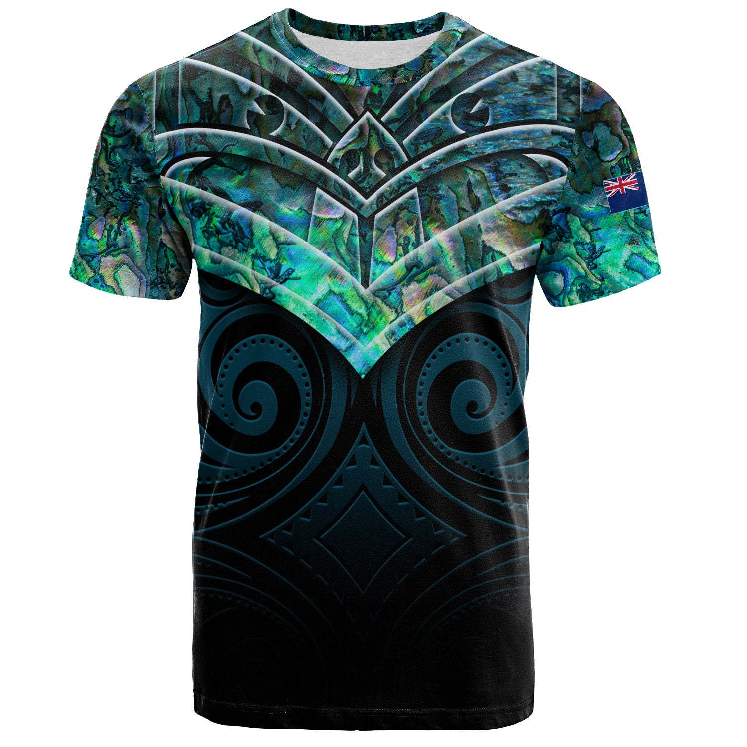 New Zealand T-Shirt NZ Warriors PÄua Style