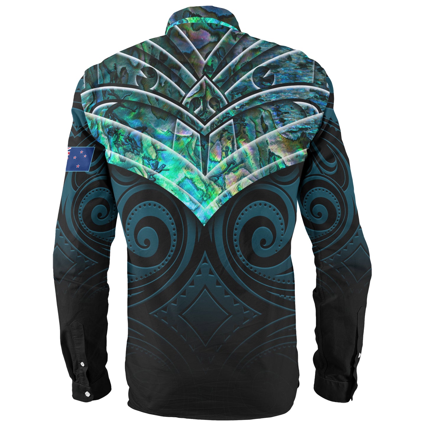 New Zealand Long Sleeve Shirt NZ Warriors PÄua Style