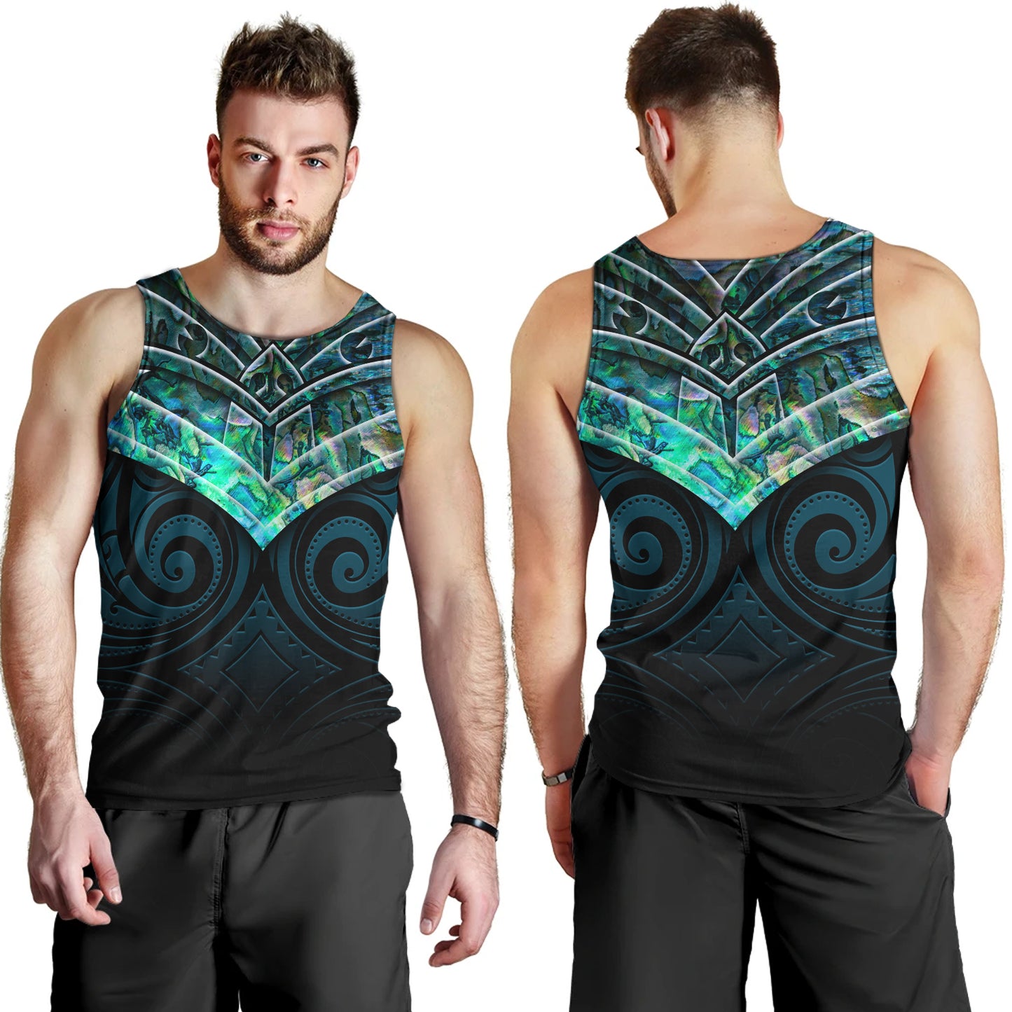 New Zealand Tank Top NZ Warriors PÄua Style