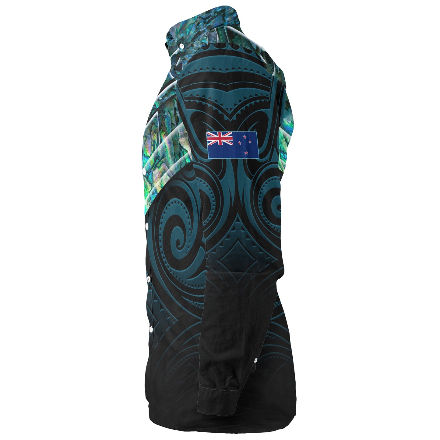 New Zealand Long Sleeve Shirt NZ Warriors PÄua Style