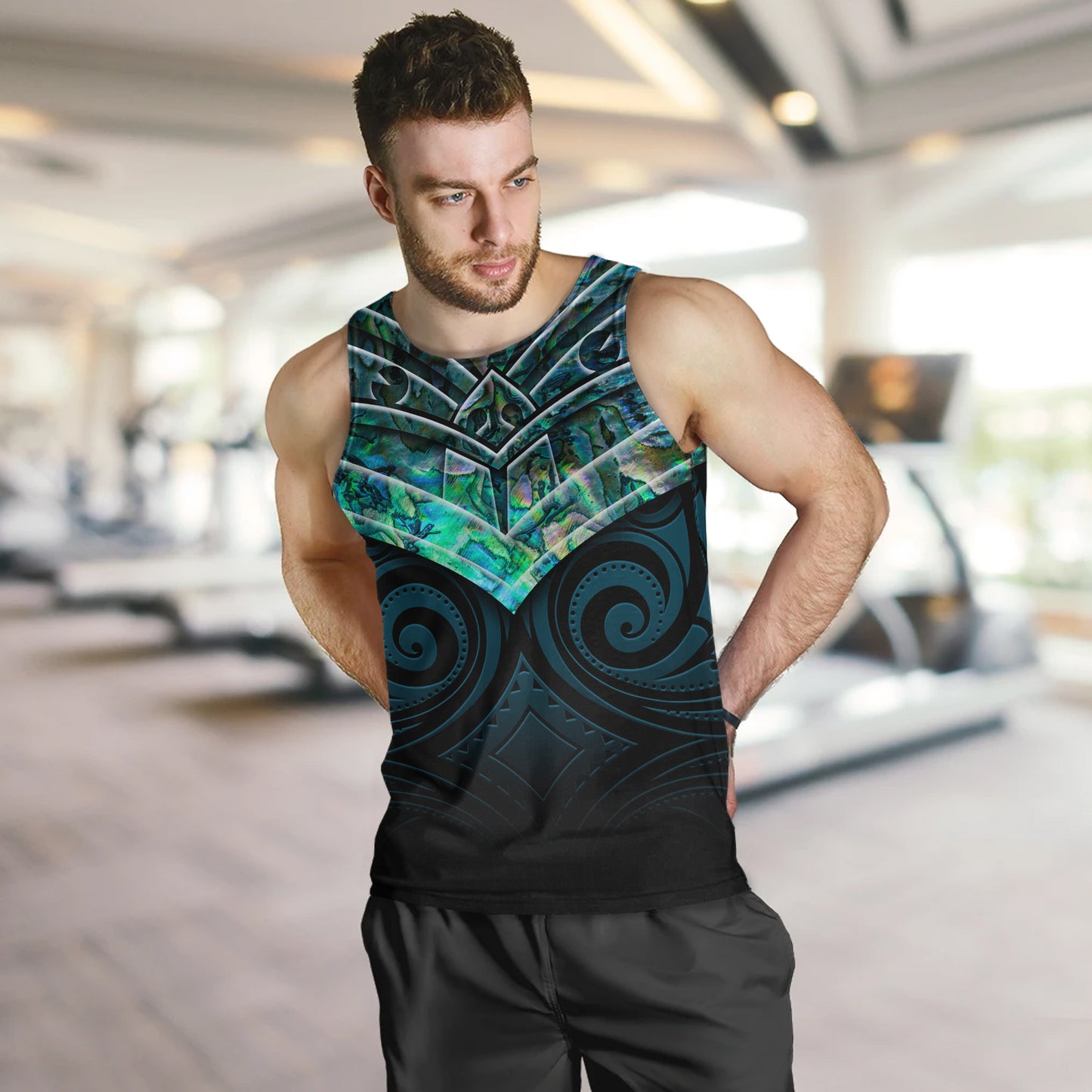 New Zealand Tank Top NZ Warriors PÄua Style