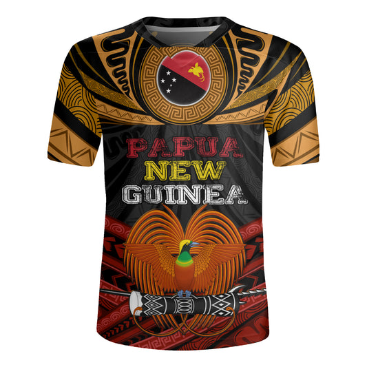 Papua New Guinea Seal Fabric Pattern Design Men's All Over Printing Rugby Jersey