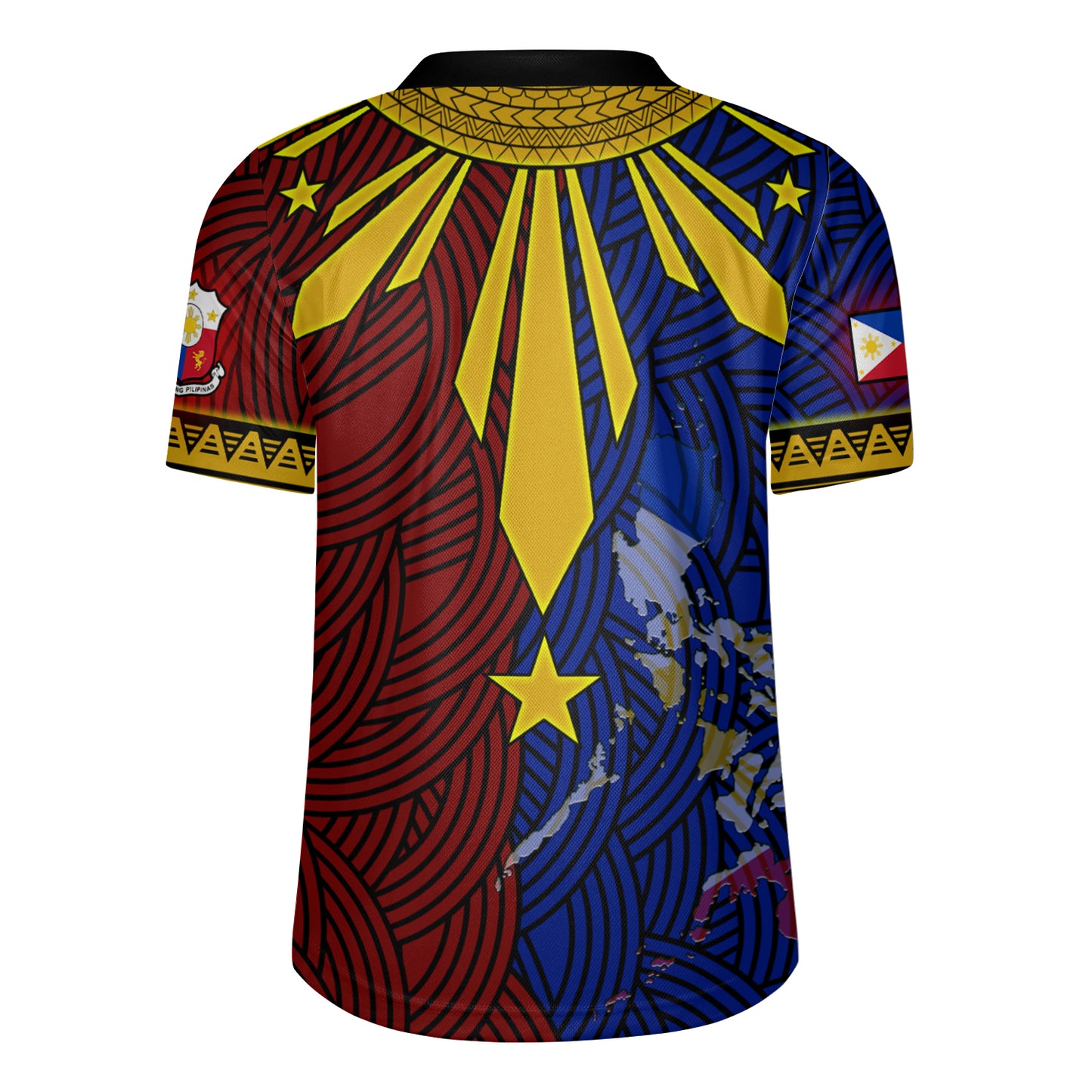Philippines Filipinos Beautiful Philippines Sunshine Style Men's All Over Printing Rugby Jersey