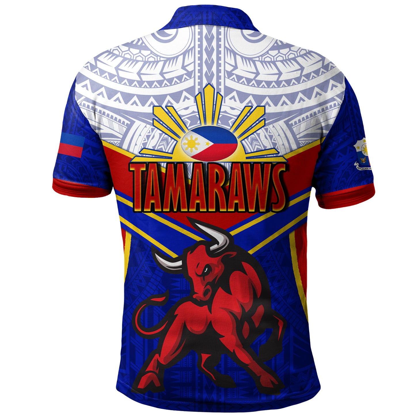 Philippines Filipinos Polo Shirt Tamaraws Mascot Sport Style