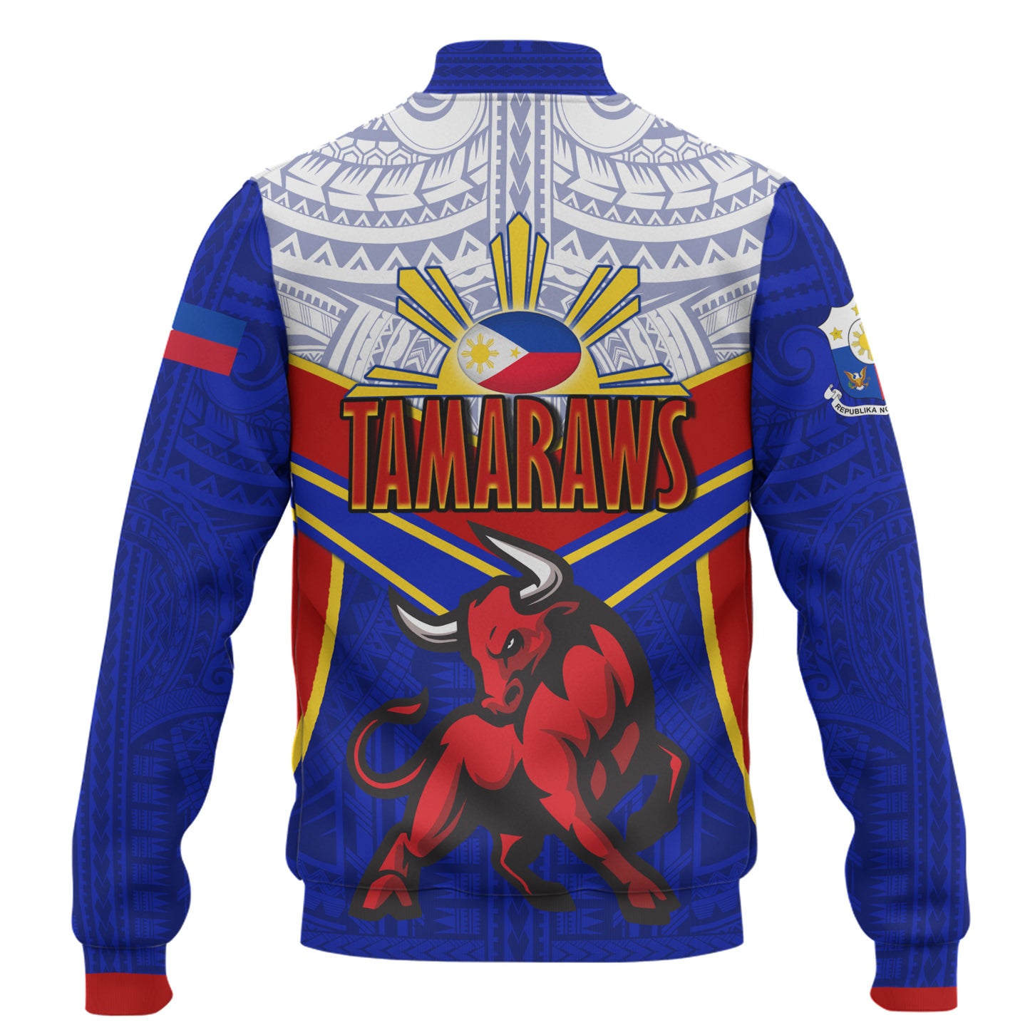 Philippines Filipinos Baseball Jacket Tamaraws Mascot Sport Style
