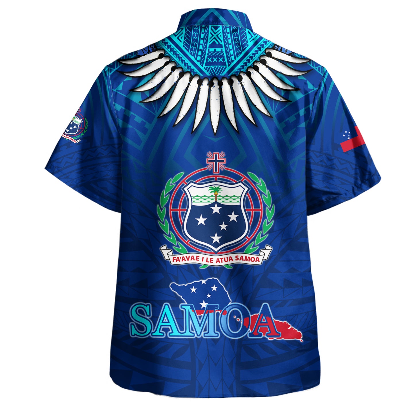 Samoa Hawaiian Shirt Happy Independence Day Samoa