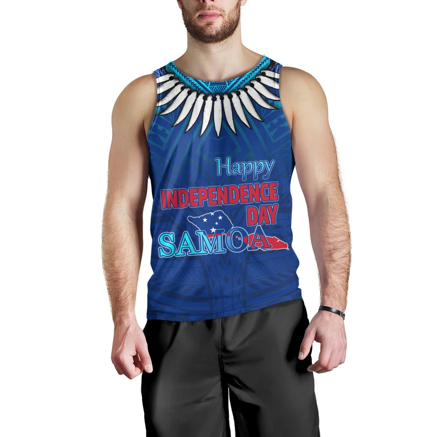 Samoa Tank Top Happy Independence Day Samoa