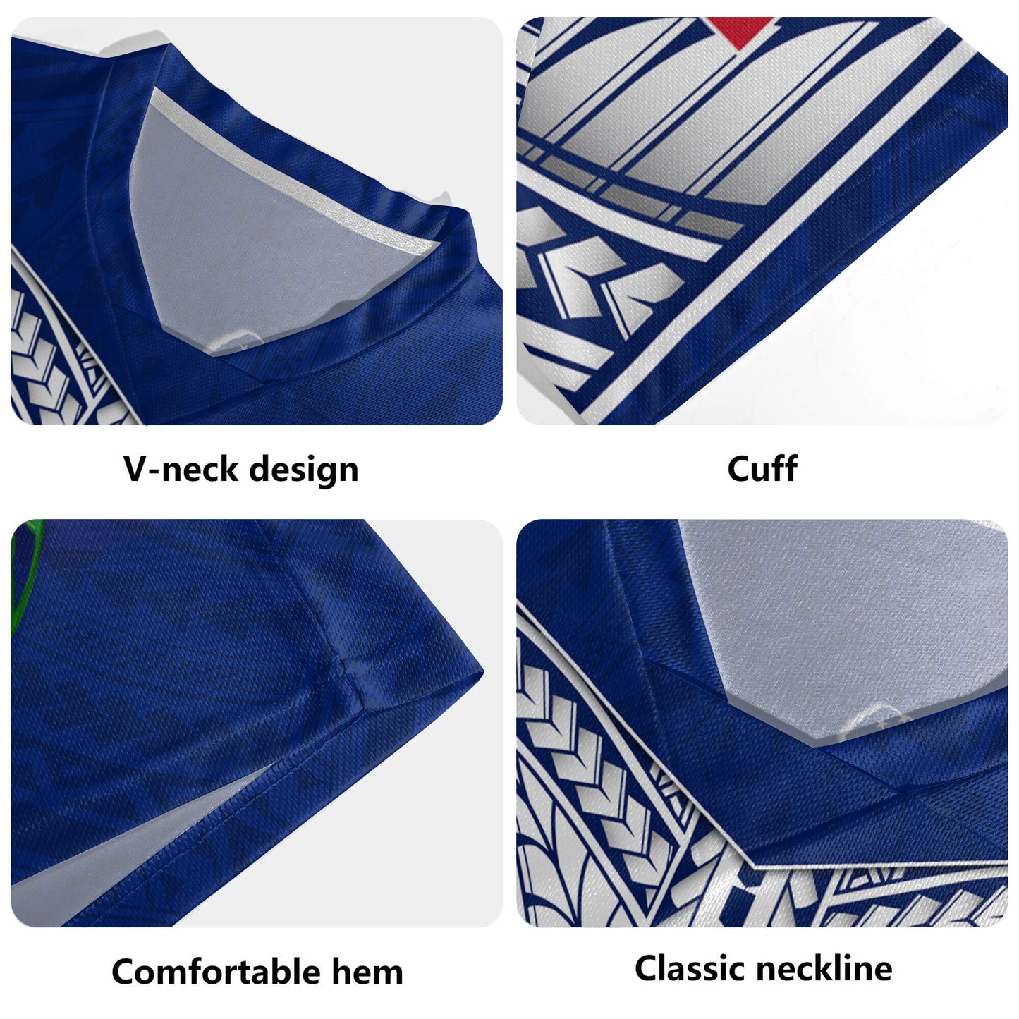 Samoa Toa Samoa Teuilia Flowers Style Men's All Over Printing Rugby Jersey