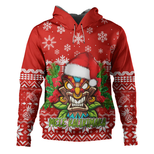 Hawaii Hoodie Christmas Tiki Polynesian Pattern