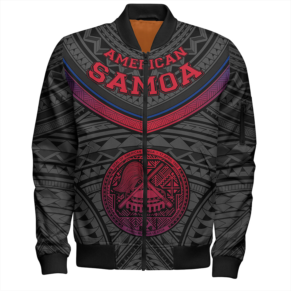 Samoa Bomber Jacket American Samoa Polynesian Authen