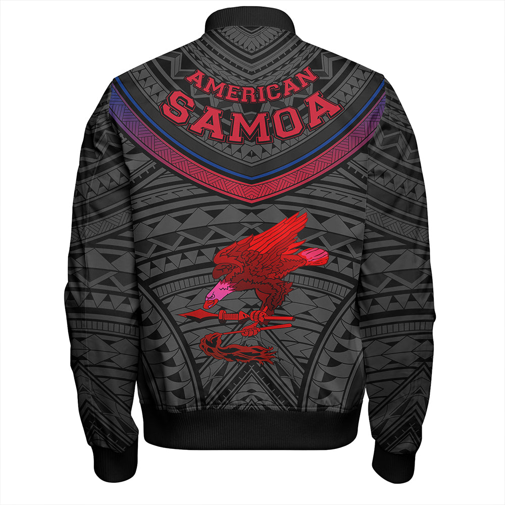 Samoa Bomber Jacket American Samoa Polynesian Authen