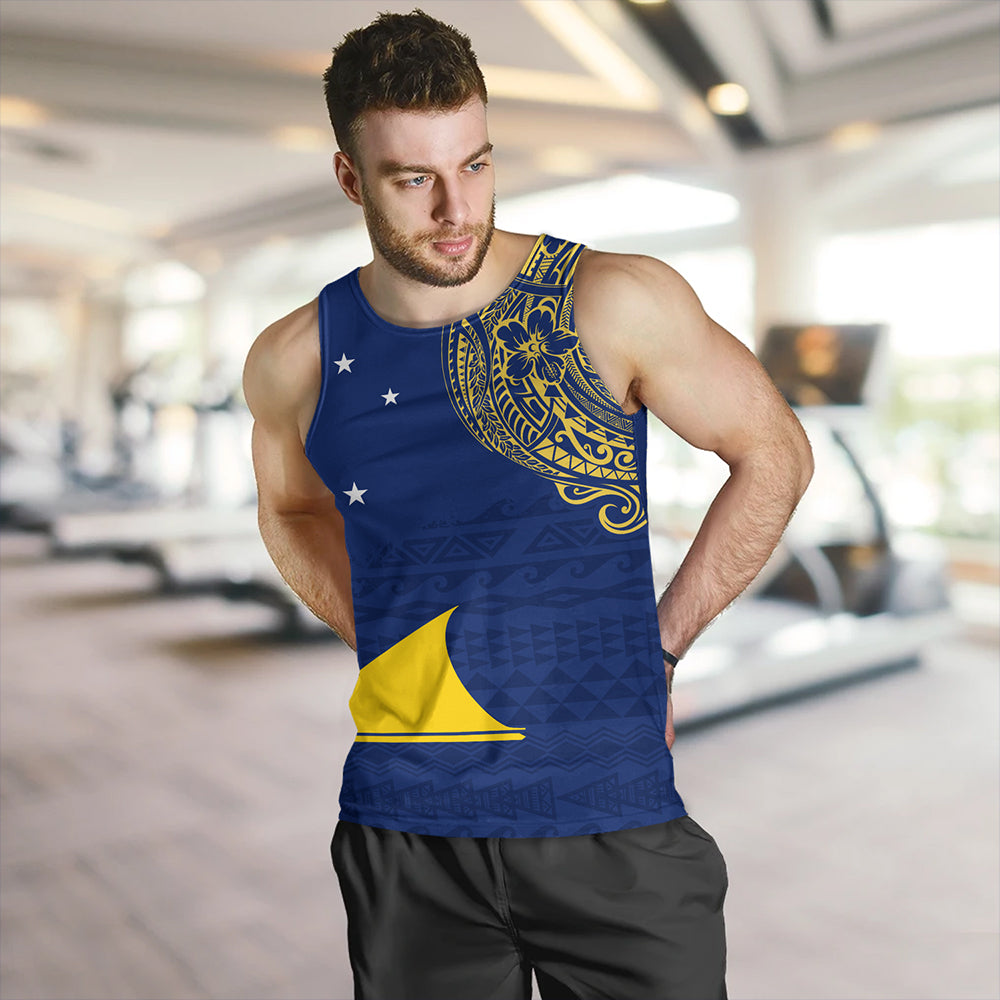 Tokelau Tank Top Polynesian Flag With Coat Of Arms