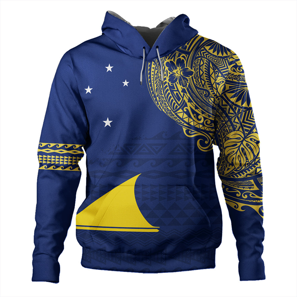 Tokelau Hoodie Polynesian Flag With Coat Of Arms