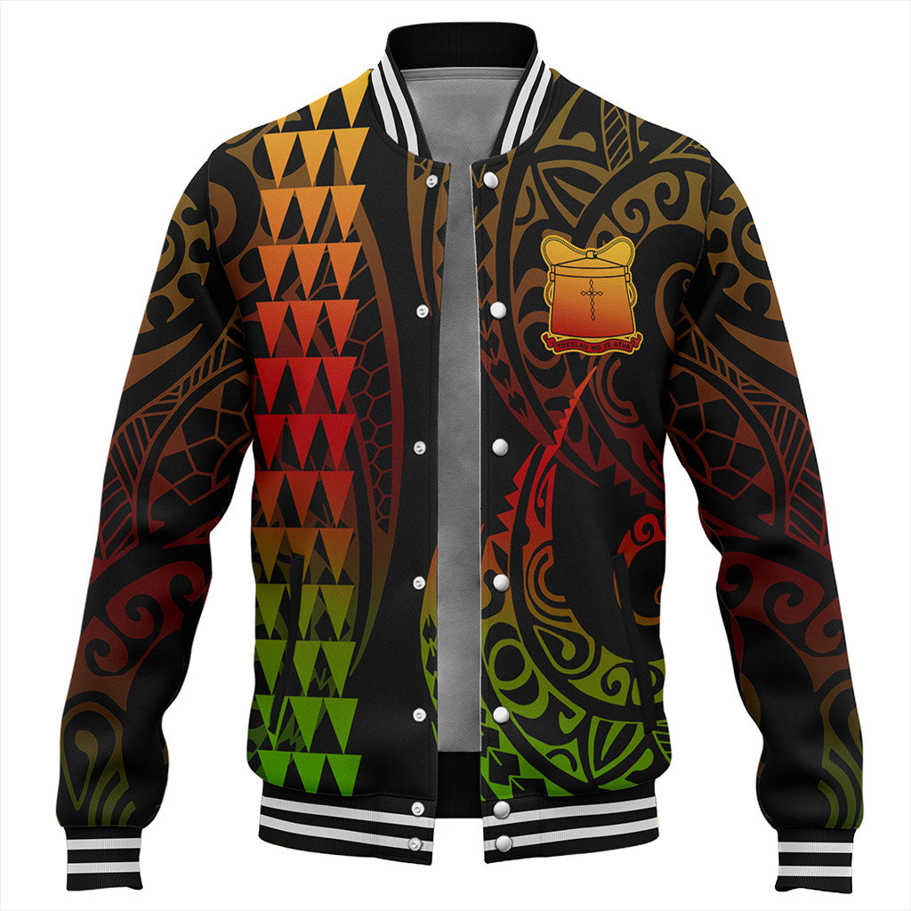 Tokelau Baseball Jacket Kakau Style