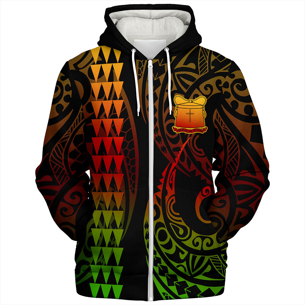 Tokelau Sherpa Hoodie Kakau Style