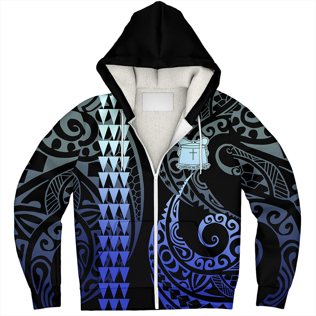Tokelau Sherpa Hoodie Kakau Style
