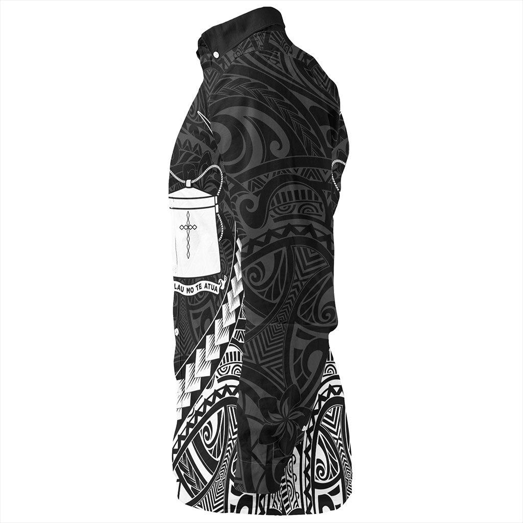 Tokelau Long Sleeve Shirt Tribal Polynesian Coat Of Arms