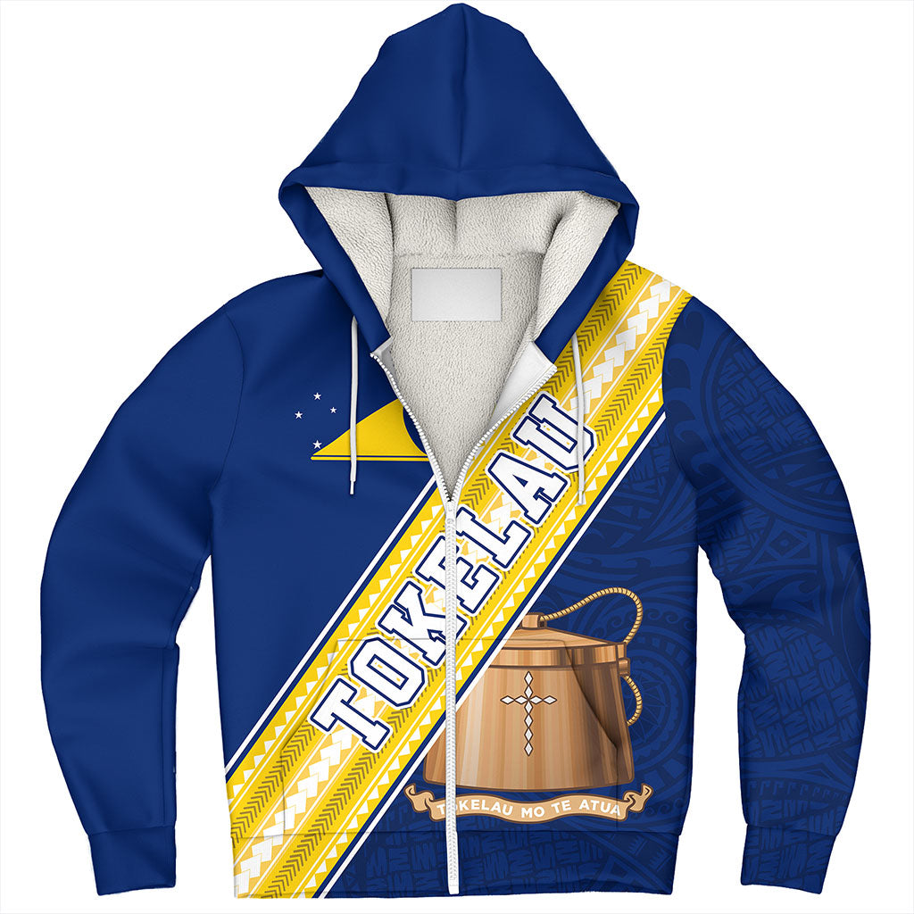 Tokelau Sherpa Hoodie Flag And Coat Of Arms
