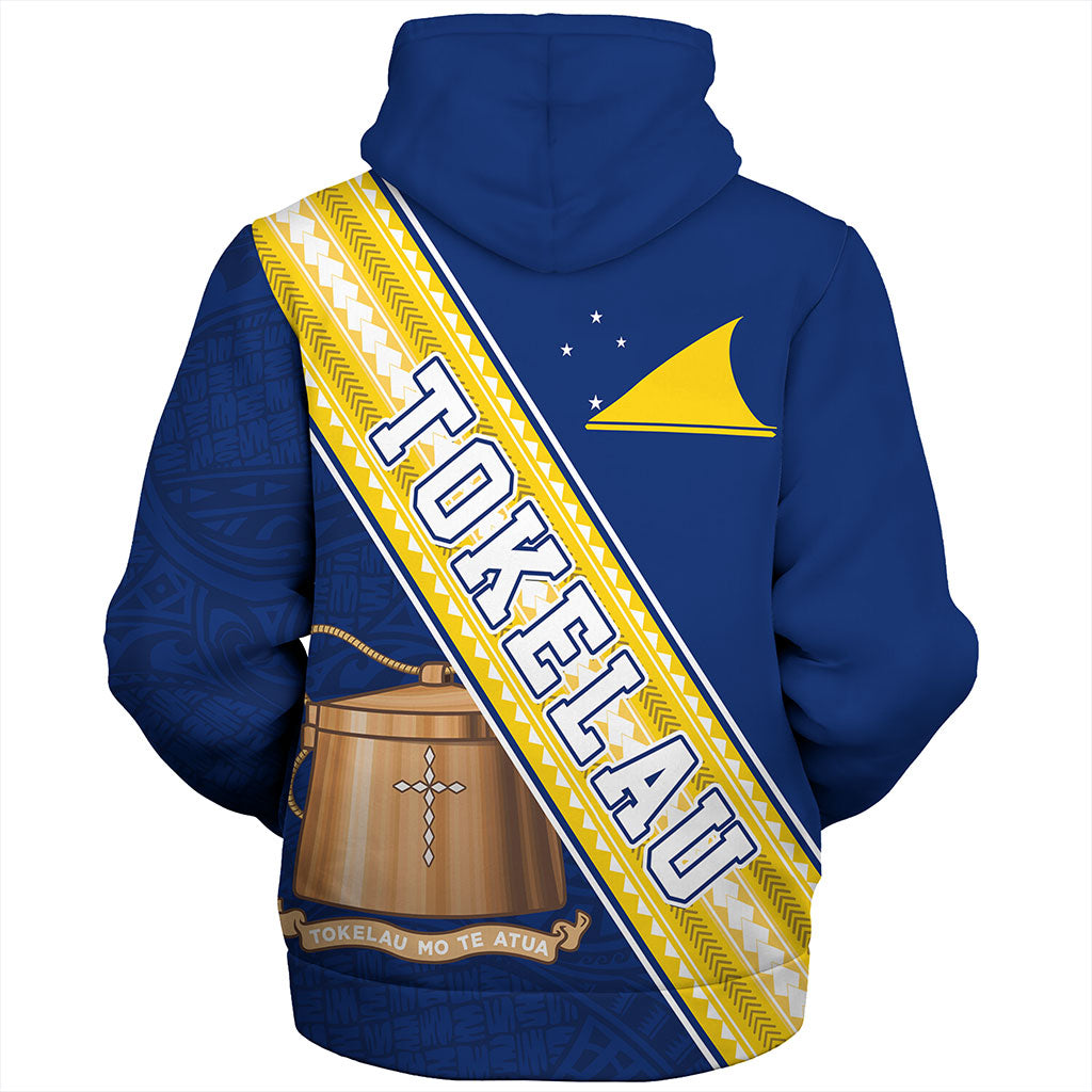 Tokelau Sherpa Hoodie Flag And Coat Of Arms