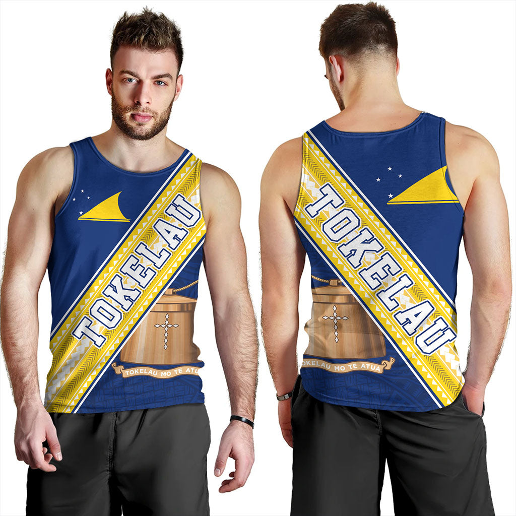 Tokelau Tank Top Flag And Coat Of Arms
