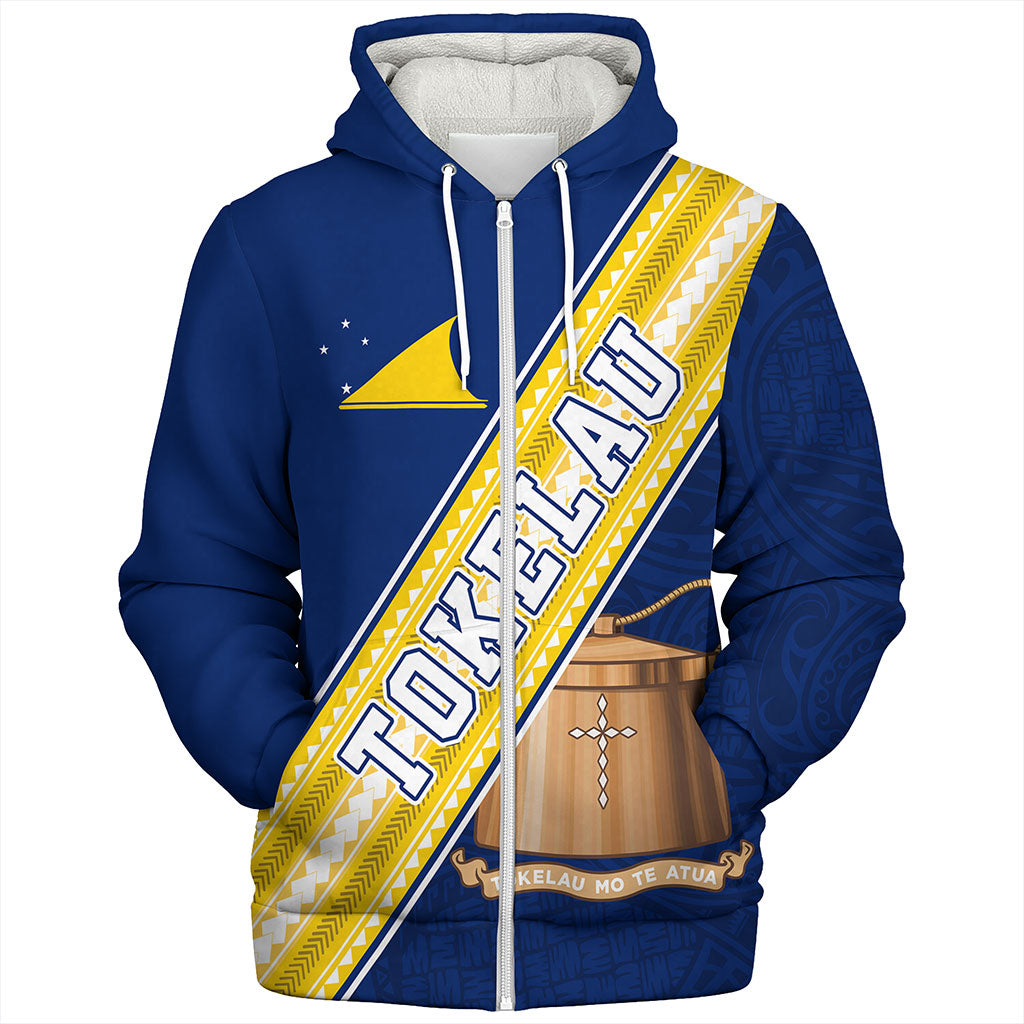 Tokelau Sherpa Hoodie Flag And Coat Of Arms