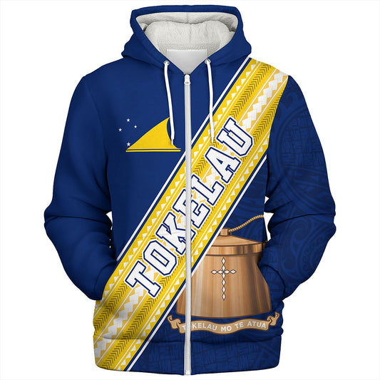 Tokelau Sherpa Hoodie Flag And Coat Of Arms