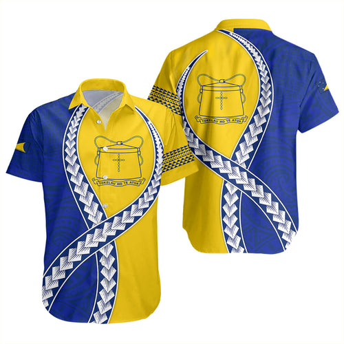 Tokelau Short Sleeve Shirt Tribal Polynesian In My Heart