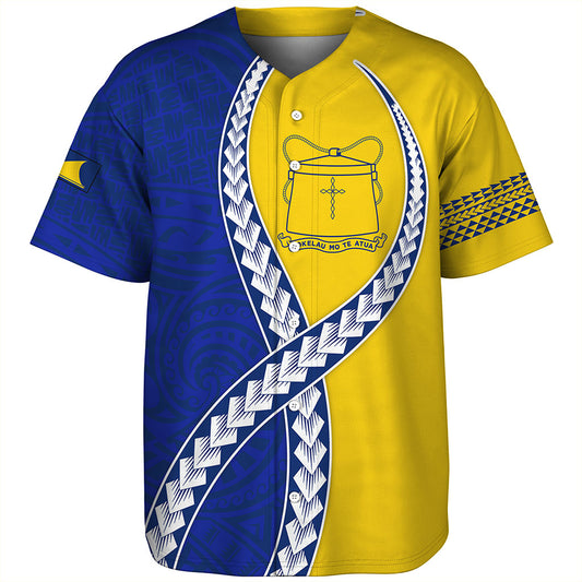 Tokelau Baseball Shirt Tribal Polynesian In My Heart