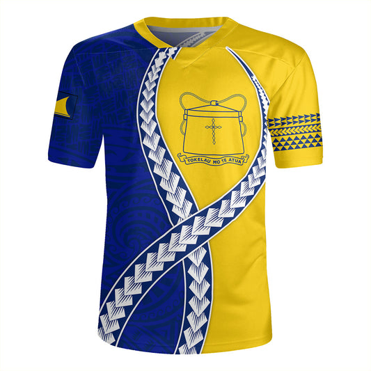 Tokelau Rugby Jersey Tribal Polynesian In My Heart