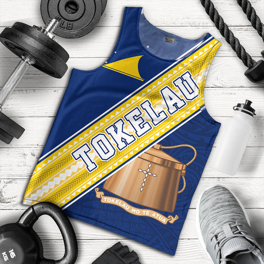 Tokelau Tank Top Flag And Coat Of Arms