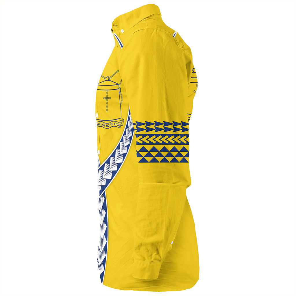 Tokelau Long Sleeve Shirt Tribal Polynesian In My Heart