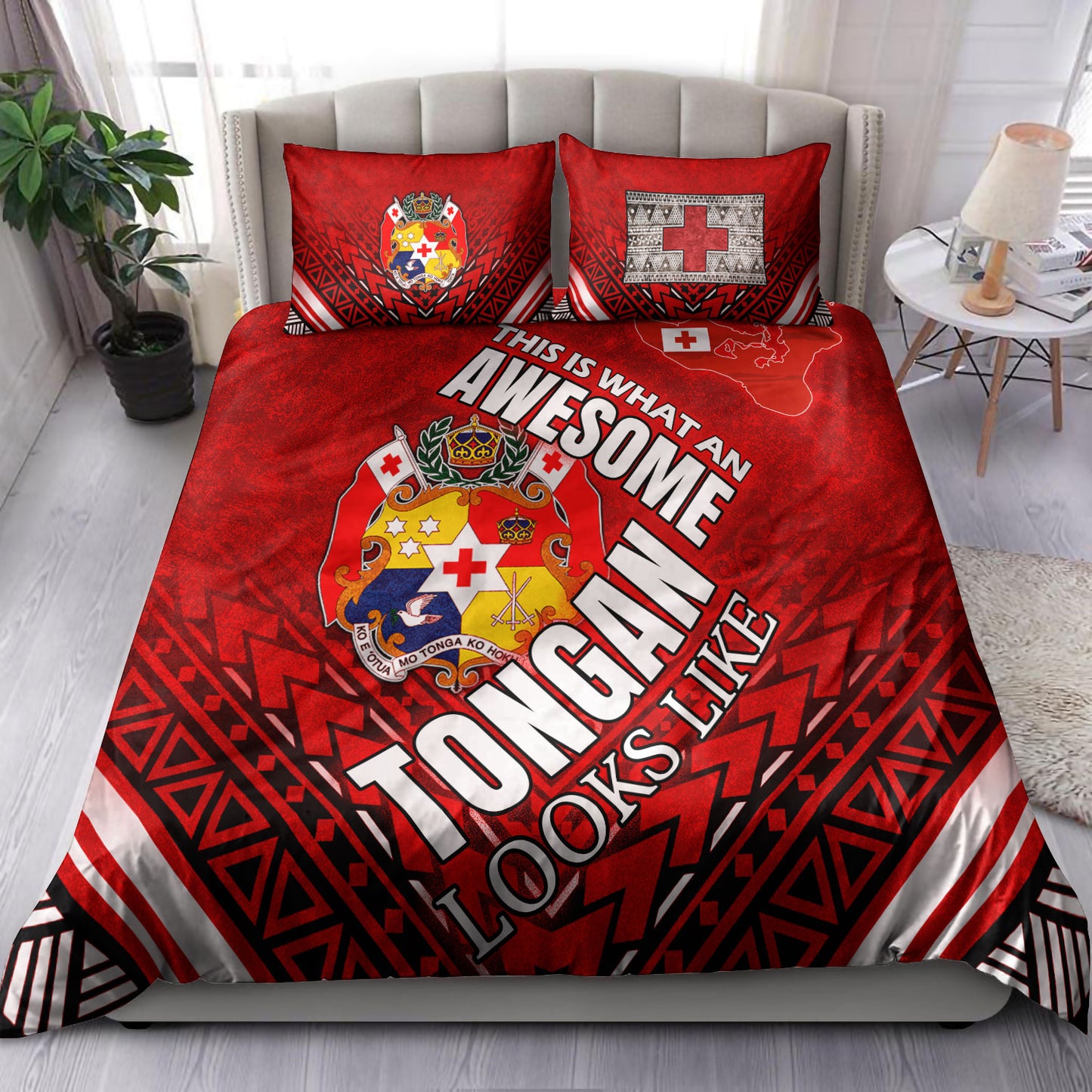 Tonga Bedding Set - Awesome Tongan Patterns Bedding Set