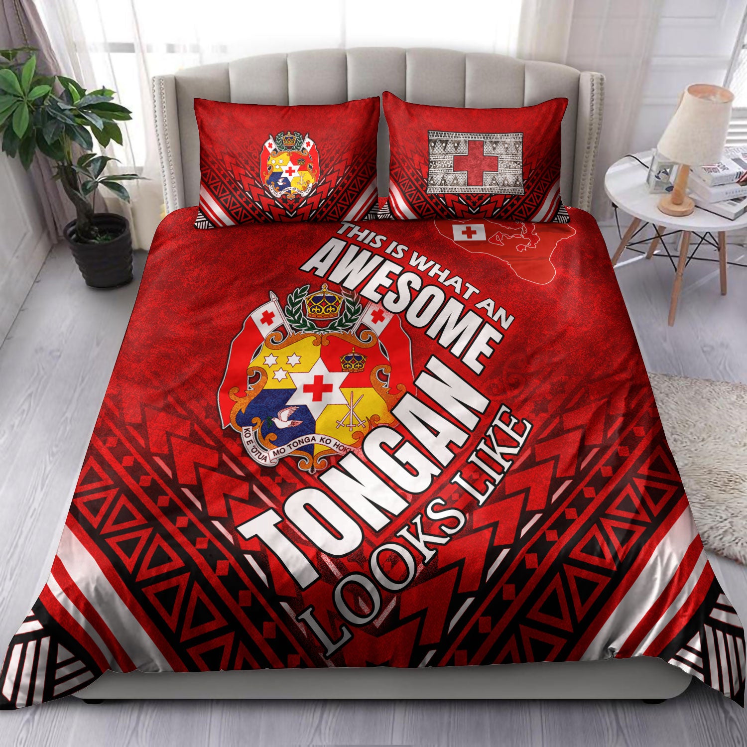Tonga Bedding Set - Awesome Tongan Patterns Bedding Set
