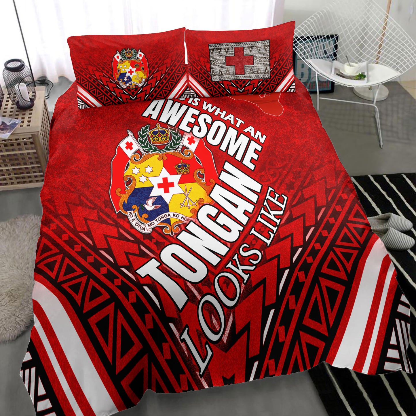 Tonga Bedding Set - Awesome Tongan Patterns Bedding Set