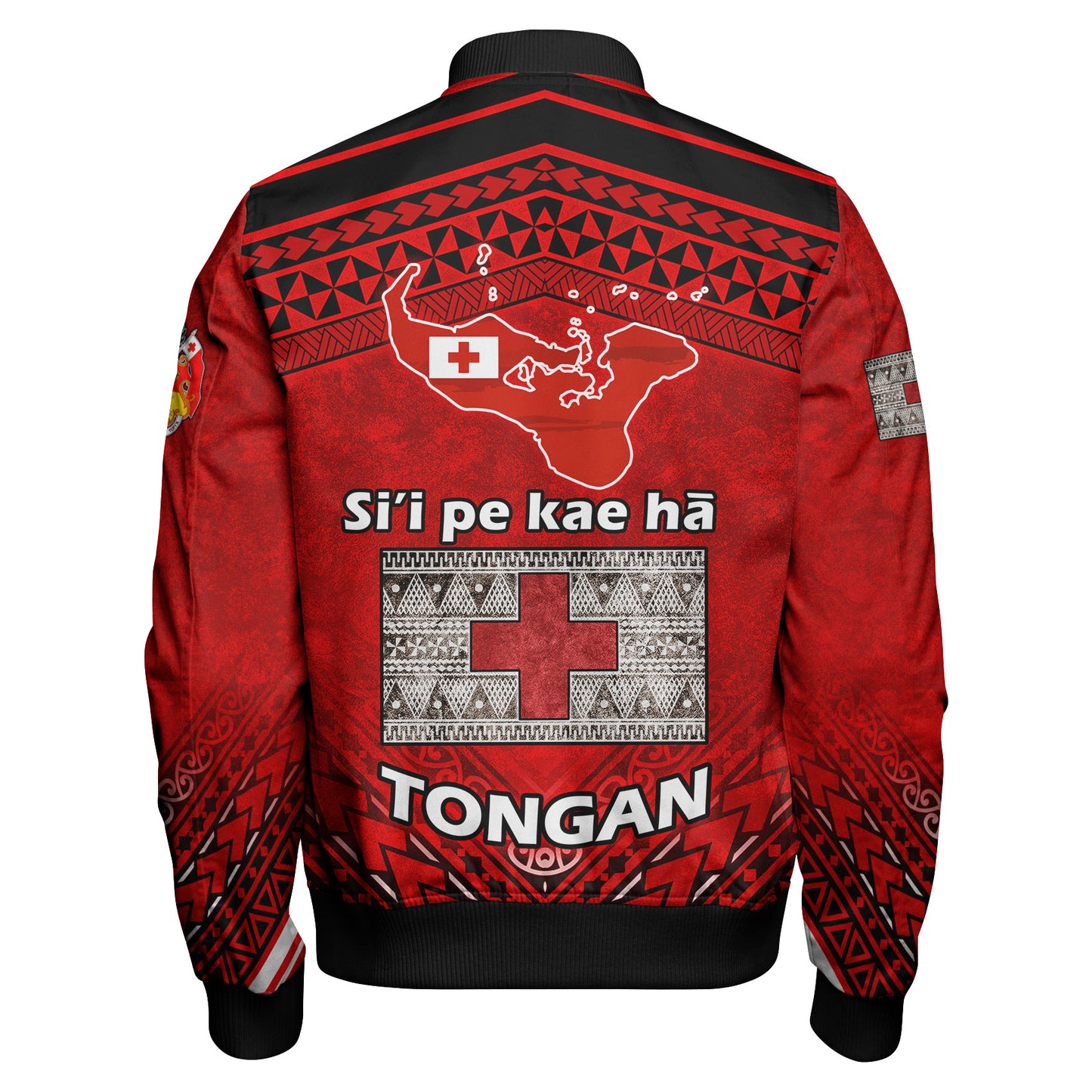 Tonga Bomber Jackets - Awesome Tongan Patterns