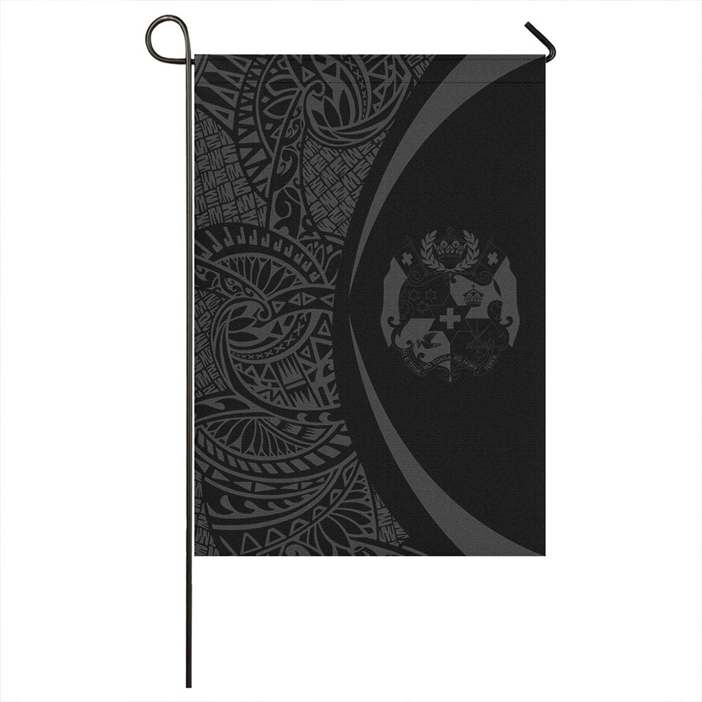 Tonga Garden Flag Lauhala Circle Grey